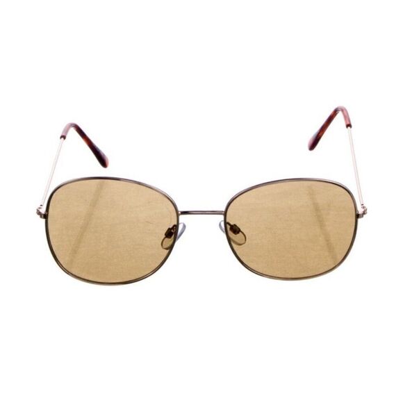 Halston Authentic Womens Brown Mirrored Square Tortoise Sunglasses #55 main image 5